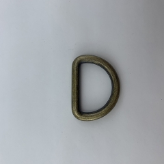25mm Hot Sale Antique Brass D Ring For Handbag Accessories