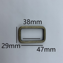 38mm Top Quality Antique Bass Metal Ring Bag Ring Buckle