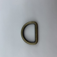 25mm Hot Sale Antique Brass D Ring For Handbag Accessories