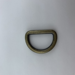 25mm Hot Sale Antique Brass D Ring For Handbag Accessories