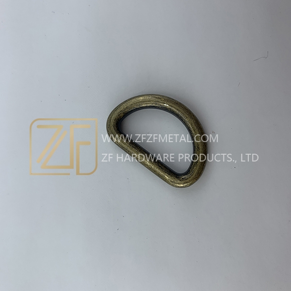 21mm Hot Sale Antique Brass D Ring For Handbag Accessories