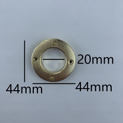 20mm Light Gold Metal Round Grommets for Bags, Shoes, Clothing