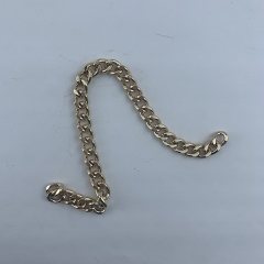 3mm Fashion Light Gold Hardware Bag Accessories Aluminum Chain