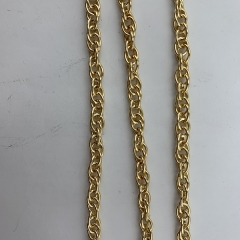 3mm Light Gold Fashion Handbag Chain