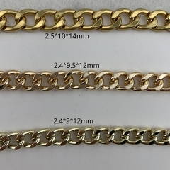 New Popular Light Gold Hardware Bag Accessories Iron Chain
