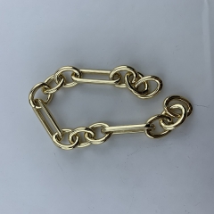 Hot Sale Customized Gold Metal Light Gold Handbag Chian