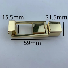 15mm High Quality Handbag Accessories Metal Fitting Lock