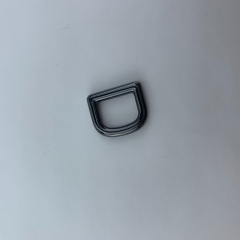 13mm Factory Custom Gun Metal D Shape Ring Buckle Strap Hardware for Handbag