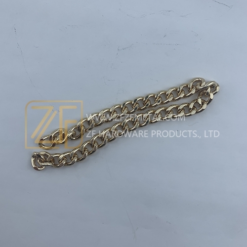 3mm Fashion Light Gold Hardware Bag Accessories Aluminum Chain