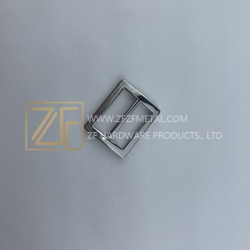 16mm Factory Wholesale Nickel Belt Adjuster Buckle Hardware Square Buckle for Handbag