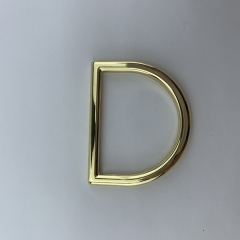 38mm Light Gold Metal D Ring Bag Ring for Handbag