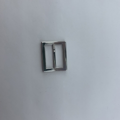 16mm Factory Wholesale Nickel Belt Adjuster Buckle Hardware Square Buckle for Handbag