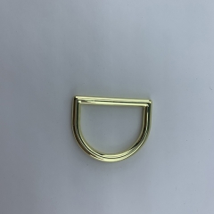 32mm Light Gold D Shape Ring Buckle Strap Hardware for Handbag