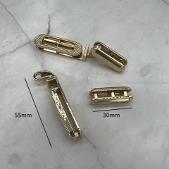 Golden Fashion Bar Shape Edge Clip