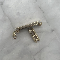 Golden Fashion Retangular Edge Clip