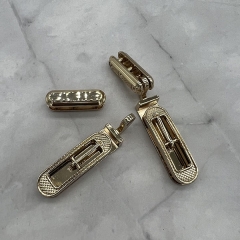 Golden Fashion Bar Shape Edge Clip