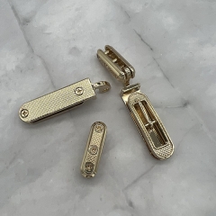 Golden Fashion Bar Shape Edge Clip