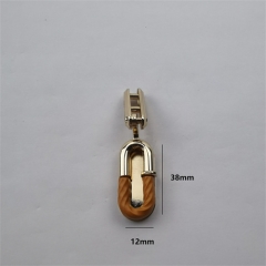 Custom Light Gold Pendant Lock For Bag