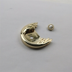 Custom Light Gold Angel Wings Lock