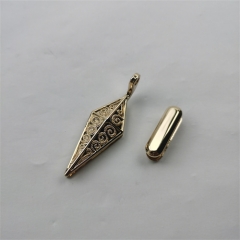 48mm Diamond pattern Light Gold Clip