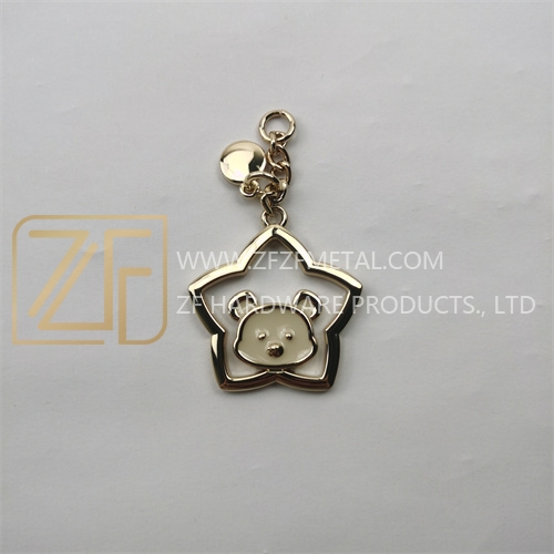 43mm Golden Star Bear Pendant