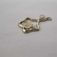 43mm Golden Star Bear Pendant