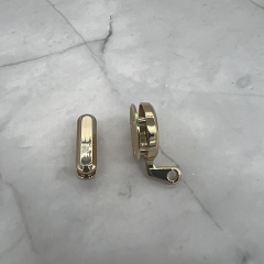 Golden Smooth Round Shape Edge Clip