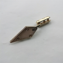 48mm Diamond pattern Light Gold Clip