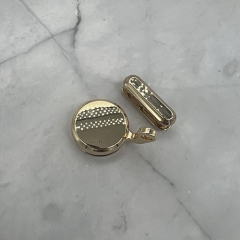 Golden Smooth Round Shape Edge Clip