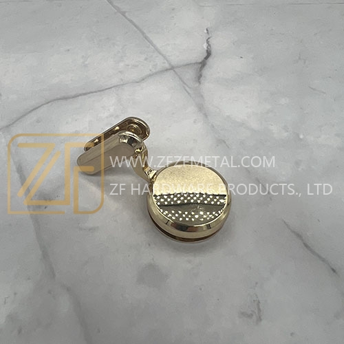 Golden Smooth Round Shape Edge Clip