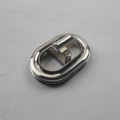 47mm Oval Nickle Twist Lock