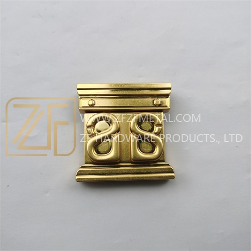 Custom Golden Letter Lock