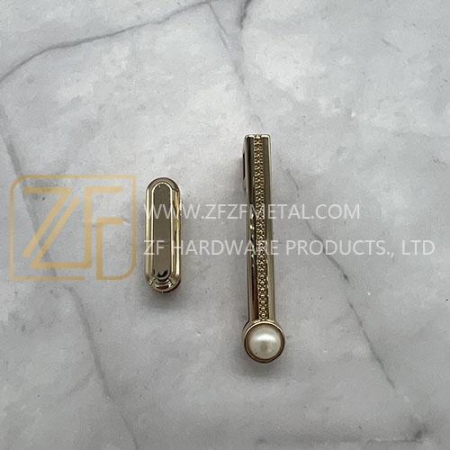 Pearl-Decorative Bar Shape Edge Clip