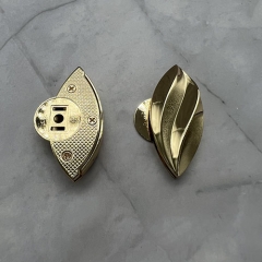 Golden Leaf Shape Streamline Press Lock