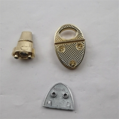 23mm Golden Oval Twist Lock