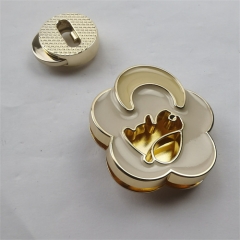 Custom Golden Rabbit Flower Magnt Lock