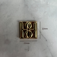 Golden Symmetrical Pattern Square Lock