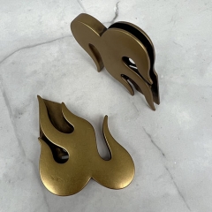 Golden Irregular Flame Shape Magnetic Lock