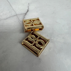 Golden Symmetrical Pattern Square Lock