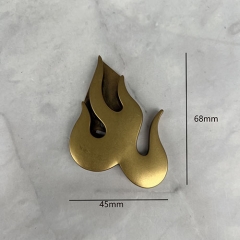 Golden Irregular Flame Shape Magnetic Lock