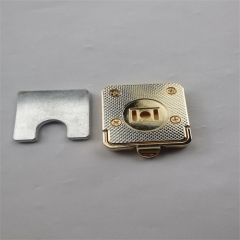 37mm Golden Square Magnet Lock For Bags