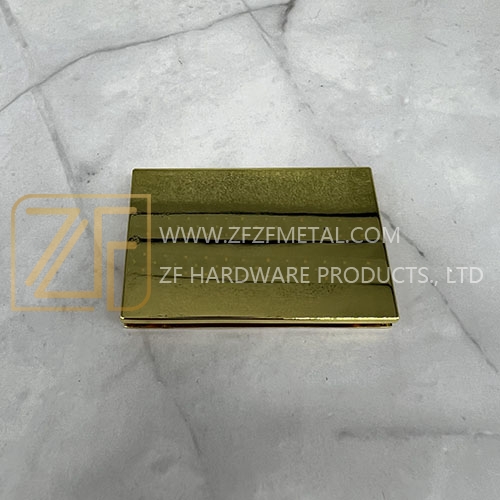 40mm Classic Light Gold Bag Decorative Fitting Hardware Metal Rectangle Accessories