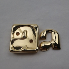33mm Custom Golden Letter Magnet Lock