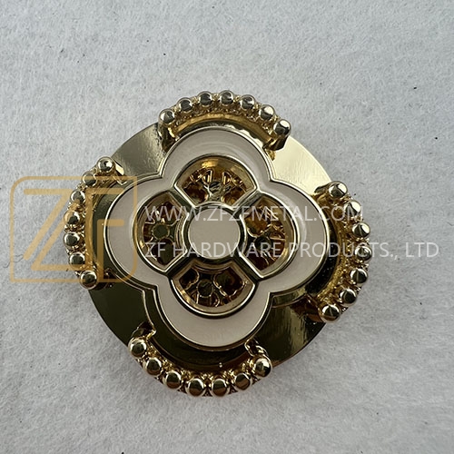 Rotatable Flower Decorative Epoxy Lock