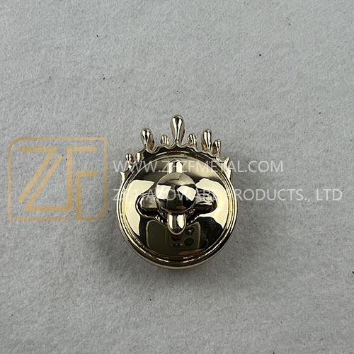 Golden Crown Round Shape Turn Lock