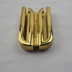 27mm Custom Golden Double Tube Thick Magnet Lock For Bag