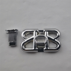 55mm Double Letter Pictogram Thick Twist Lock For Bag