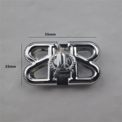 55mm Double Letter Pictogram Thick Twist Lock For Bag