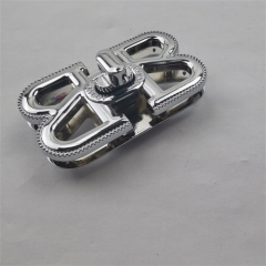 55mm Double Letter Pictogram Thick Twist Lock For Bag