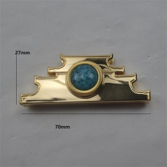 70mm Chinese Style Palace Goldden Snap Lock For Bag